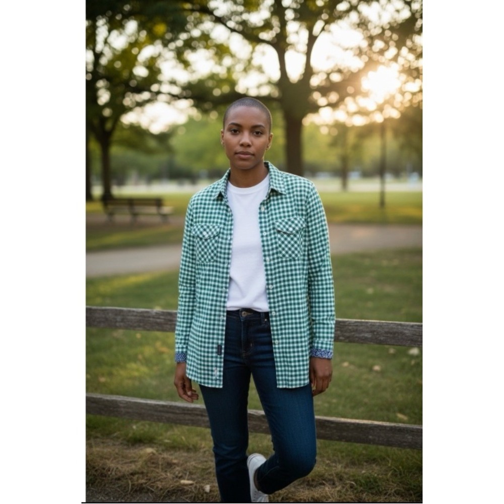 Simms Guide‎ Series Vented Pearl Snap Button Down Women's Fishing Top L